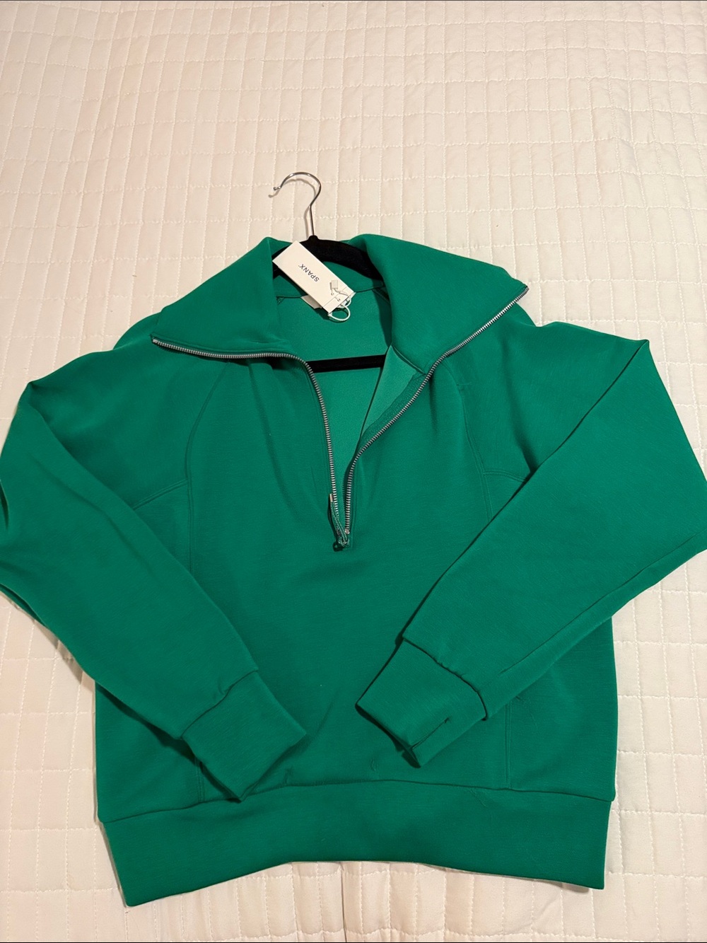 Spank NWT Airessential half zip pullover small
